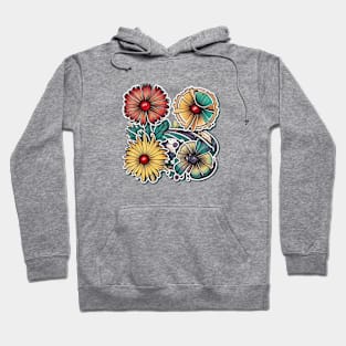 Dandelion Vintage Since Established Retro Minimalist Hoodie